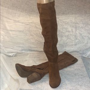 Dolce Vita Ohanna OTK slightly slouchy suede boots